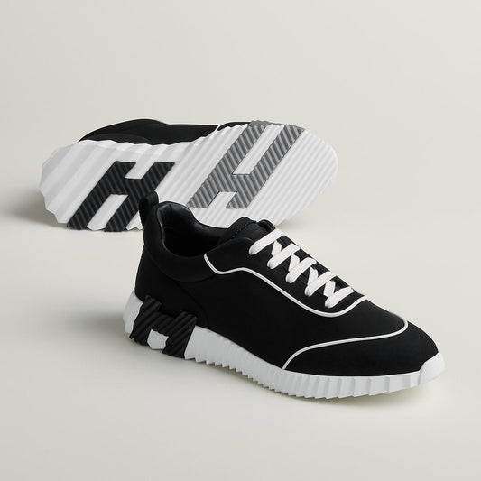 UNISEX SNEAKERS BNCG - Schwarz/Weiss (Streifen Weiss)